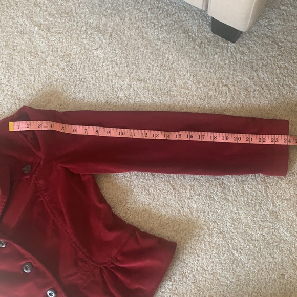 Rafaella Stretch corduroy blazer. Reddish maroon size 8 - Picture 8 of 9